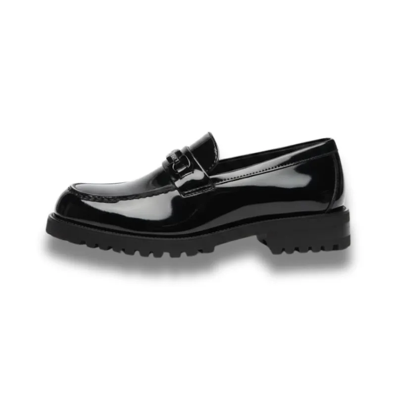 Mocassin Homme Noir brillant